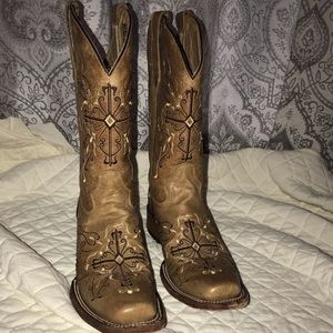 Handmade authentic leather cowboy boots!